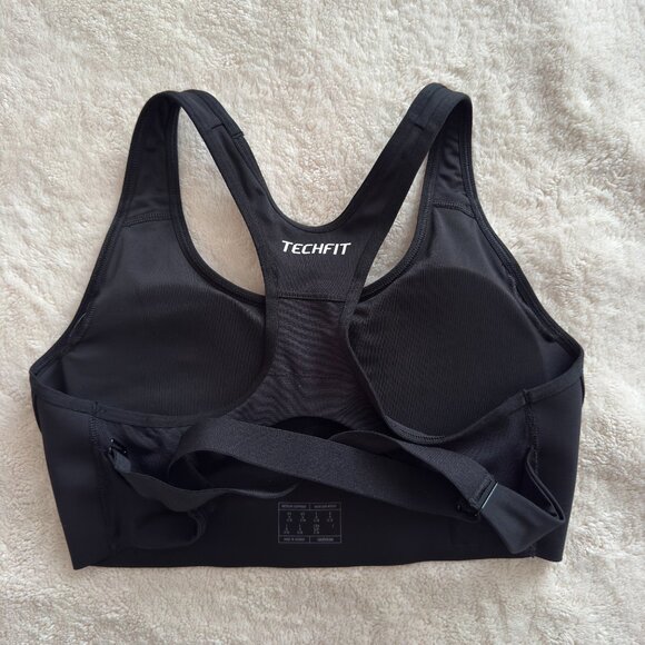 Adidas Techfit Medium Support Sports Bra - Picture 2 of 4